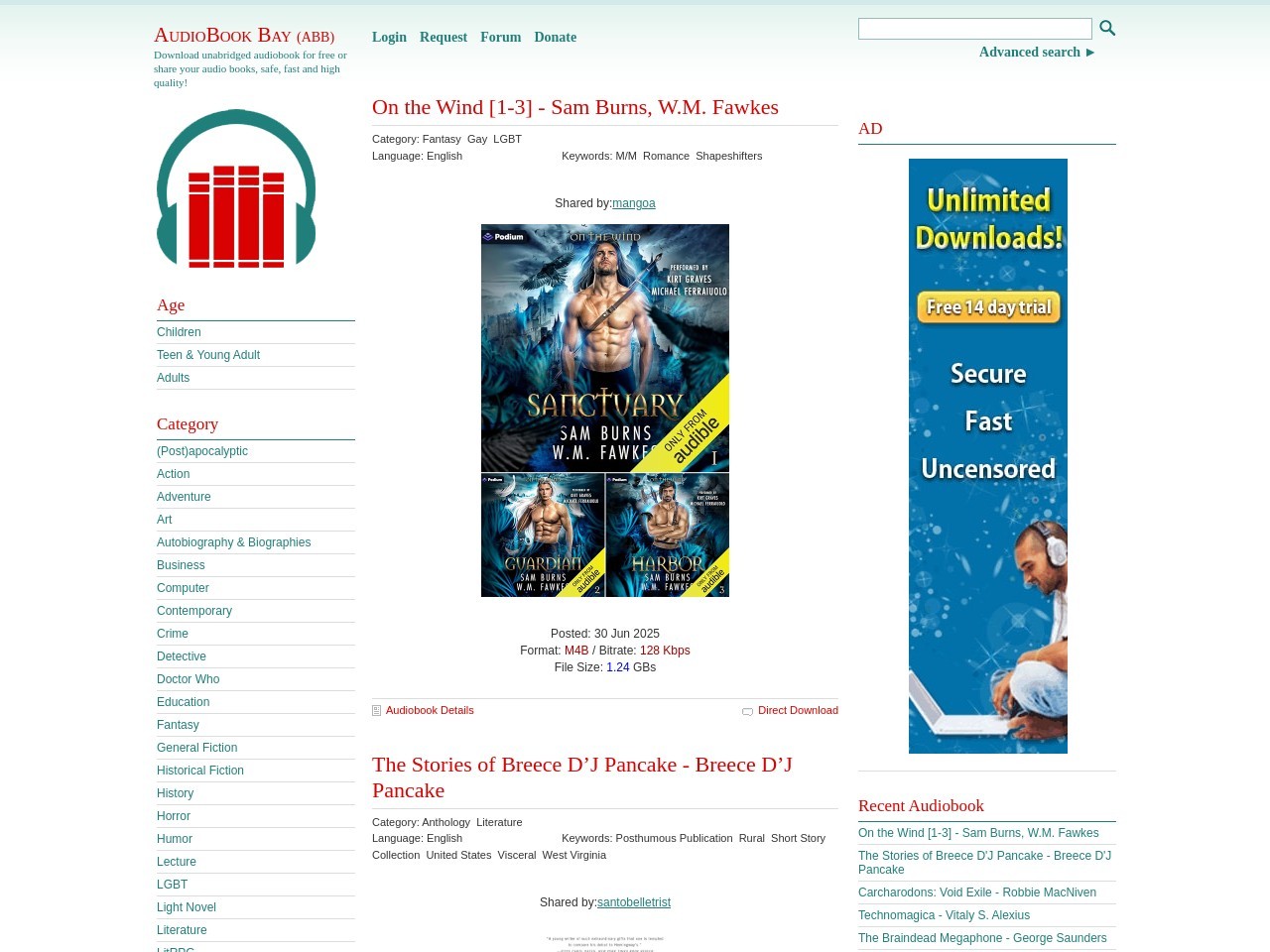 AudioBooksOnlineDownload预览图